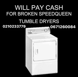 We buy all broken speed queen dryers