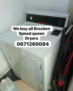 We buy all broken whirlpool and speed queen dryers