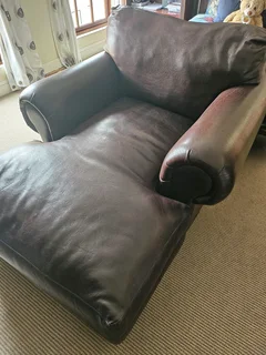 Leather Daybed, Van den Bergh's brand for sale