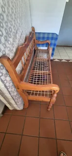 Oregon pine vintage bench