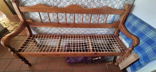 Oregon pine vintage bench