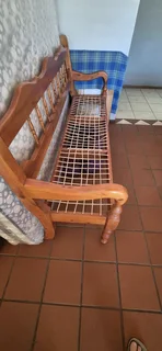 Oregon pine vintage bench