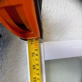 Glass (window) corner panel with white frame