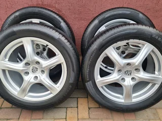 Porsche Cayenne Oem 18inch Mags And Tyre's