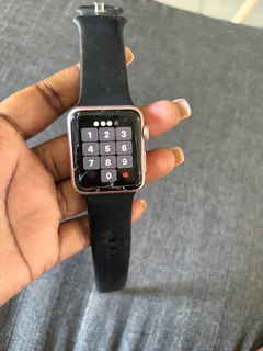 Apple Watch Series 1 38 MM . Just glass is cracked but watch works perf