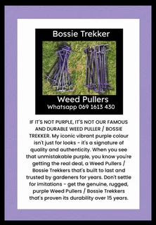 BOSSIE TREKKER - PORT ELIZABETH - WEED PULLERS