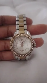 second hand Fossil US Patent Bracelet watch for women