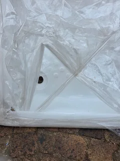 White Shower Tray - Elba