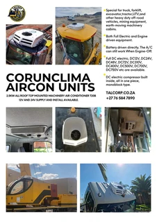 Corunclima 12V and 24V Aircons t20b rooftop
