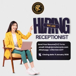 Receptionist worker needed