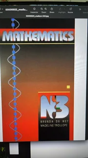 N3 & N4 mathematics textbook wanted