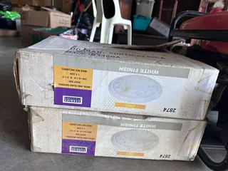 Brand New Zebbies “Circa” Ceiling Lights – White (Set of 2)