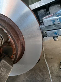 Skimming of brake disc&#39;s onsite