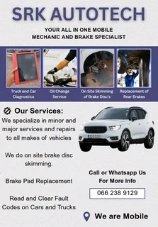 Mobile mechanic and brake specialist