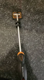 Cupboard handles bought from gelmar a box of 120 R6 each.Screw drivers star 200mm R12 each.