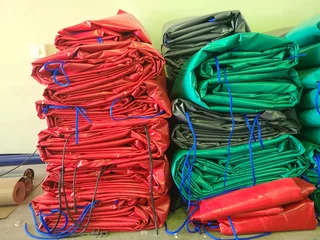 9m X 9m Top Quality (700gsm) Pvc Truck Covers/tarpaulins And Cargo Nets For Superlink And Tri-axle