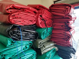 9M X 9M HEAVY DUTY (700GSM) PVC TRUCK COVERS/TARPAULINS AND CARGO NETS FOR SUPERLINK AND TRI-AXLE