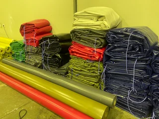 6m  X 6m,9m  X9m,10m X 9m,12m X 9m,16m X 9m,18m X 9m Quality Pvc Tarpaulins And Cargo Nets