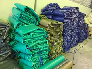 9m X 9m Heavy Duty (700gsm) Pvc Truck Covers/tarpaulins And Cargo Nets For Superlink And Tri-axle