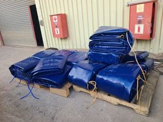 Tarpaulins,cargo Nets,ratchets,corner Plates,tipper Covers,chains,binders,chicken House Curtains Etc