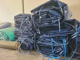 Tarpaulins,cargo Nets,ratchets,corner Plates,tipper Covers,chains,binders,chicken House Curtains Etc