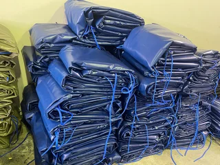 tarpaulins,cargo nets,ratchets,corner plates,tipper covers,chicken house curtains,binders etc