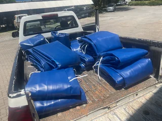 tarpaulins,cargo nets,ratchets,corner plates,chicken house curtains,chains,binders,tipper covers etc