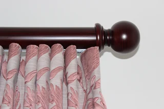 Curtain poles. ( wood )