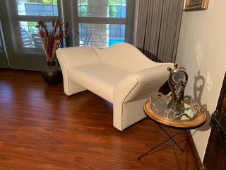 Couch chaise lounge. ( Liza )