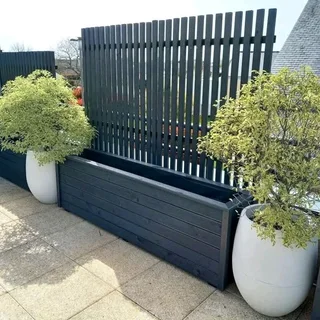 Wood fencing