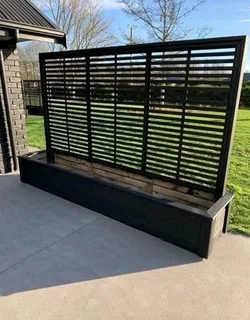 Planter boxes ,trellises and fencing