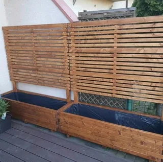 Planter boxes ,trellises and fencing