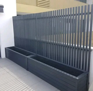 Planter boxes ,trellises and fencing