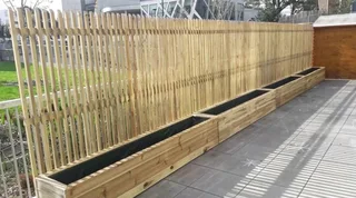 Planter boxes ,trellises and fencing