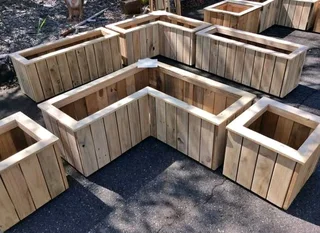 Planter boxes,storage boxes and more