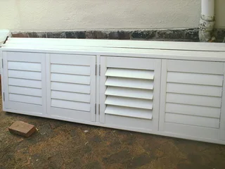 Interior Window Timber Shutters x 4