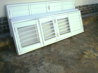 Interior Window Timber Shutters x 4