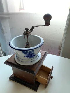 Vintage coffee grinders