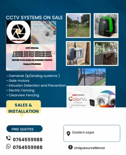 CCTV,GATE MOTORS, ELECTRIC FENCING, GARAGE DOOR INSTALLATION