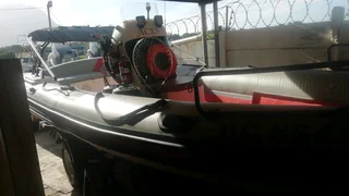 6.5 meter rubber duck with 2/80hp yamaha motors ND all safety equipment licence trailer ND seaworthy