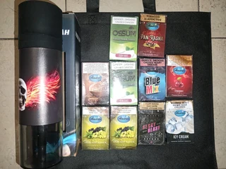 Portable Hubbly with 10 Flavours Brand New