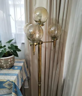 Gold lamp shade/Granite top Moon Table both R450 each