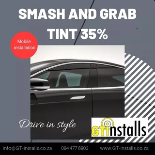 Smash and grab installations done onsite - We come to you!