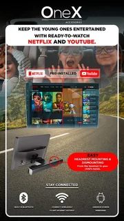 Android Headrests - supplied and installed by GT-Installations!