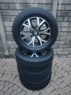 18inch Isuzu Dmax Magrims 6holes & General Grabber At 3 Tyres A Set Of Four On Sale.