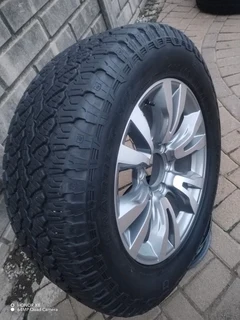 One 18inch Isuzu Xrider Magrim Silver &amp;  Fairy Used General Grabber Tyre 255 60r18 On Sale.