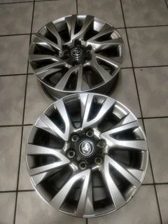 18inch Toyota Prado Magrims 6holes Silver A Set Of Four On Sale.