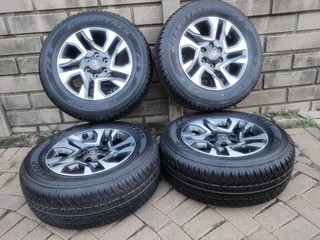 18Inch TOYOTA HILLUX!/FORTUNA Magrims 6Holes &amp; DUNLOP GRAND TREK Tyres 265 60 R18 A set of four.