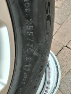 ONE 255/70R17 CONTINENTAL CROSS CONTACT Tyre &amp; 17Inch FORD RANGER Magrim On Sale