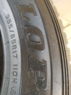 255 65R17 DUNLOP GRAND TREK Tyres A set of four on sale.